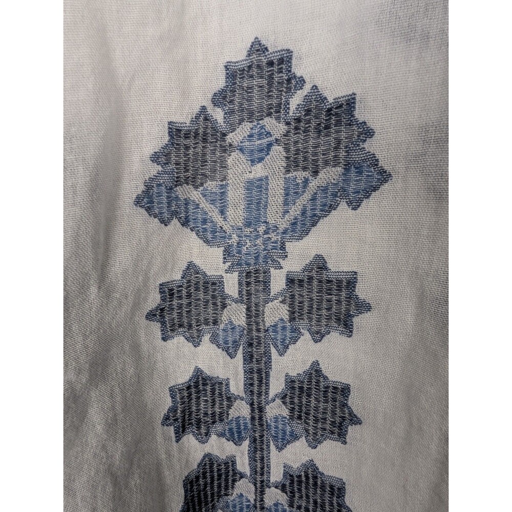 J. Jill Tasseled Fringe Lace Trim Poncho - Picture 14 of 15